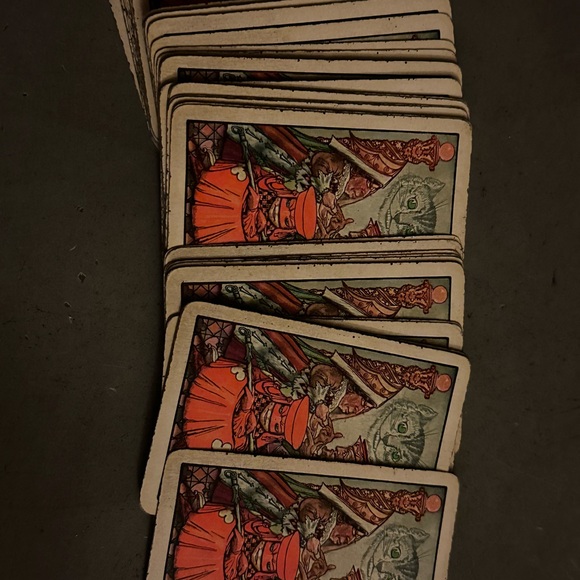 Vintage Alice in Wonderland playing card deck Whitman Publishing complete & box - Picture 4 of 4